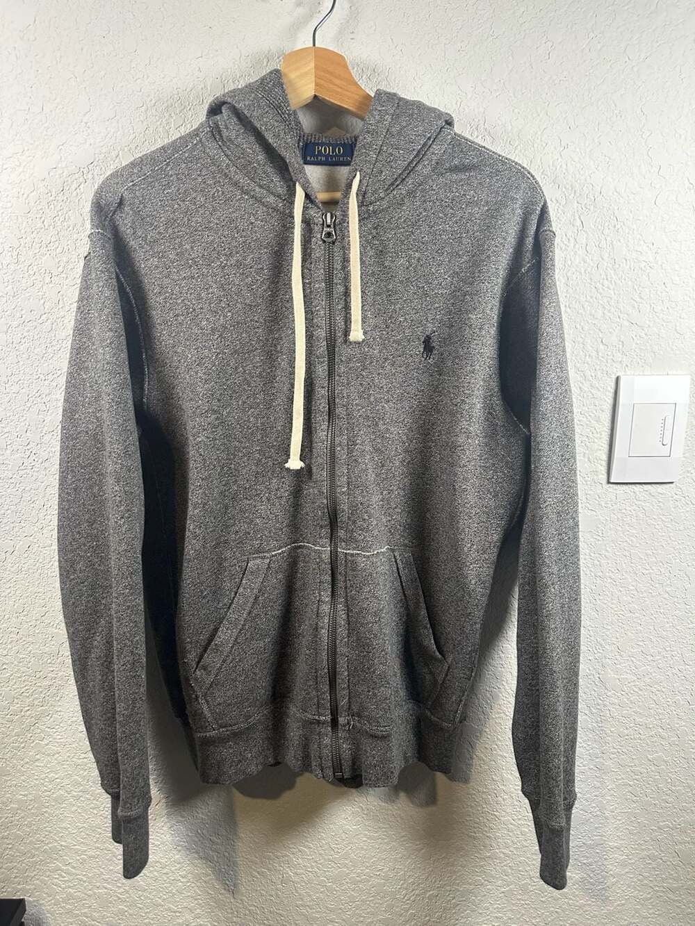 Men’s Polo Ralph Lauren Full Zip Hoodie Gray